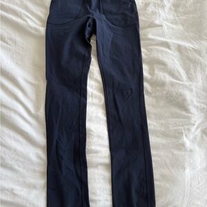 Navy Lululemon Skinny Will Pant - Size 4